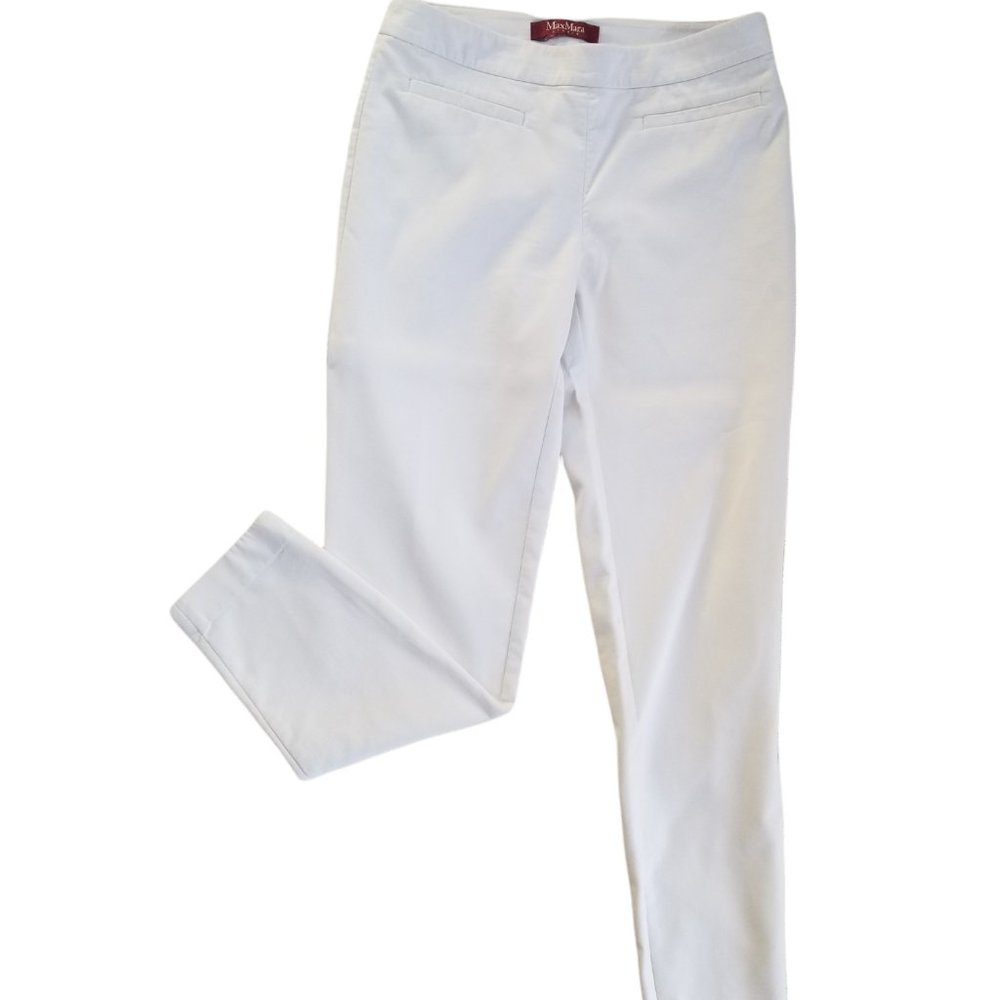 MAX MARA Perfect White Pants | SZ 8